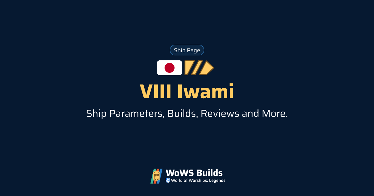 VIII Iwami - WoWS: Legends | Stats + Builds | Tier VIII Battleship